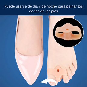 Separador de Silicona para Dedos de los Pies Corrector de Juanetes (1 Par)