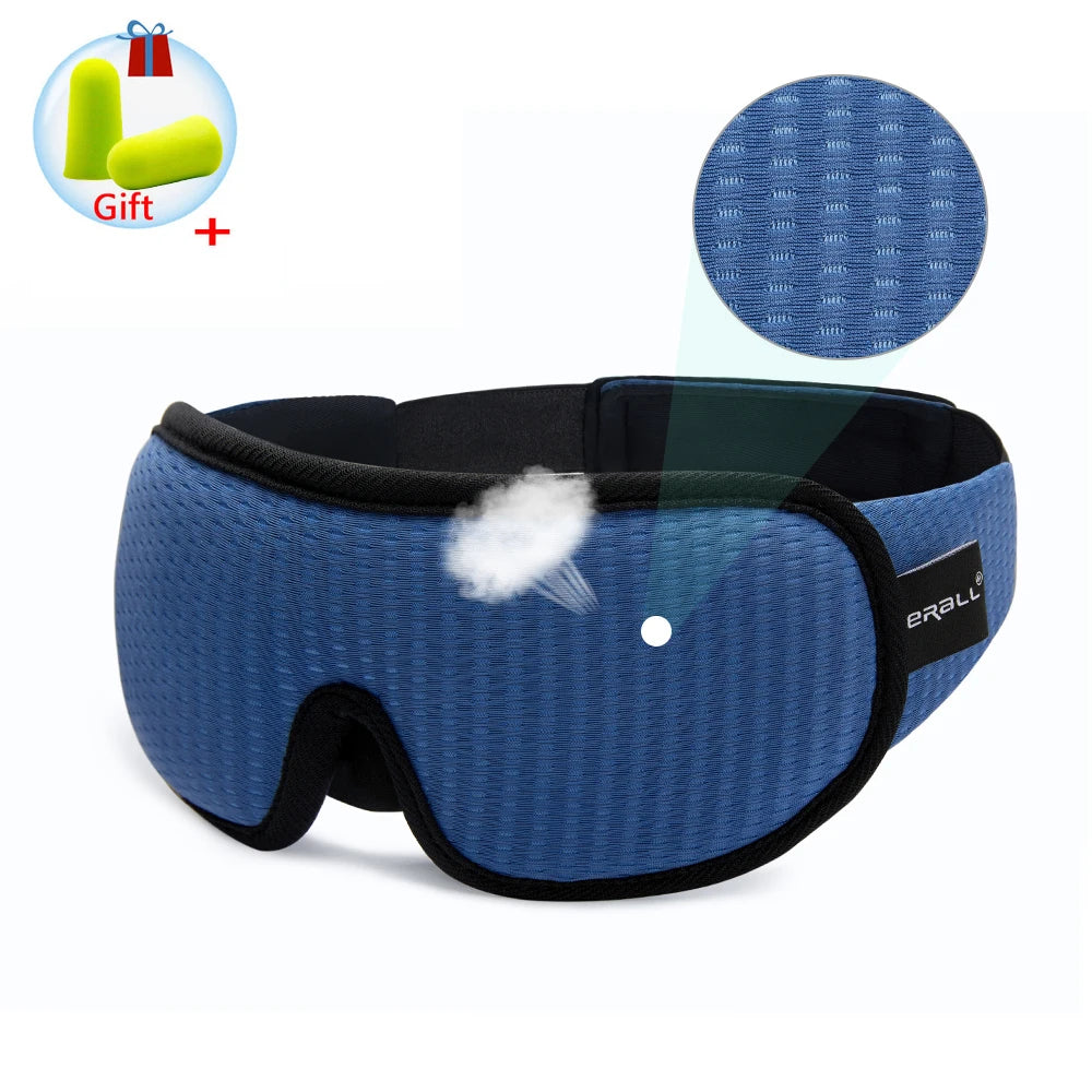 3D Sleeping Mask Block Out Light Sleep Mask For Eyes Soft Sleeping Aid Eye Mask for Travel Eyeshade Night Breathable Slaapmasker