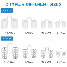 Mini Silicone Stop Snoring Device Breathing Protection Tool Hollowed Out Enlarged Nostril Anti Snoring Nasal Congestion